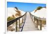 Welcome to Portugal Collection - Boardwalk on the Beach-Philippe Hugonnard-Framed Photographic Print