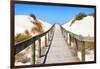 Welcome to Portugal Collection - Boardwalk on the Beach-Philippe Hugonnard-Framed Photographic Print