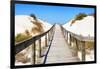 Welcome to Portugal Collection - Boardwalk on the Beach-Philippe Hugonnard-Framed Photographic Print