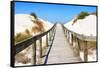 Welcome to Portugal Collection - Boardwalk on the Beach-Philippe Hugonnard-Framed Stretched Canvas