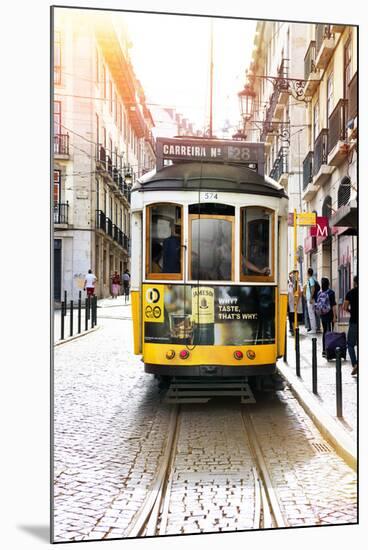 Welcome to Portugal Collection - Carreira 28 Lisbon Tram-Philippe Hugonnard-Mounted Premium Photographic Print