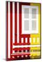 Welcome to Portugal Collection - Colorful Facade with Red and Yellow Stripes-Philippe Hugonnard-Mounted Photographic Print