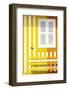 Welcome to Portugal Collection - Colorful Facade with Yellow and Orange Stripes-Philippe Hugonnard-Framed Photographic Print