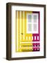 Welcome to Portugal Collection - Colorful Facade with Yellow and Pink Stripes-Philippe Hugonnard-Framed Photographic Print