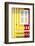 Welcome to Portugal Collection - Colorful Facade with Yellow and Red Stripes-Philippe Hugonnard-Framed Photographic Print