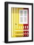 Welcome to Portugal Collection - Colorful Facade with Yellow and Red Stripes-Philippe Hugonnard-Framed Photographic Print