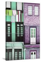 Welcome to Portugal Collection - Colorful Facades in Porto II-Philippe Hugonnard-Stretched Canvas
