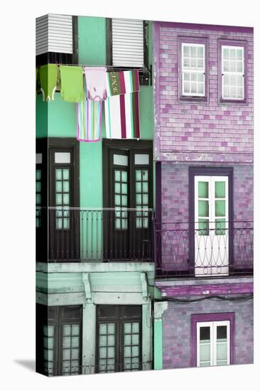 Welcome to Portugal Collection - Colorful Facades in Porto II-Philippe Hugonnard-Stretched Canvas