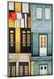 Welcome to Portugal Collection - Colorful Facades in Porto-Philippe Hugonnard-Mounted Photographic Print