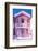 Welcome to Portugal Collection - Colorful Striped House Purple & Pink-Philippe Hugonnard-Framed Photographic Print