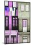 Welcome to Portugal Collection - Colourful Facades in Porto-Philippe Hugonnard-Mounted Photographic Print