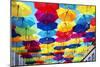 Welcome to Portugal Collection - Colourful Umbrellas III-Philippe Hugonnard-Mounted Photographic Print