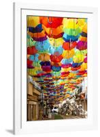 Welcome to Portugal Collection - Colourful Umbrellas V-Philippe Hugonnard-Framed Photographic Print