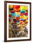 Welcome to Portugal Collection - Colourful Umbrellas V-Philippe Hugonnard-Framed Photographic Print