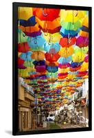 Welcome to Portugal Collection - Colourful Umbrellas V-Philippe Hugonnard-Framed Photographic Print