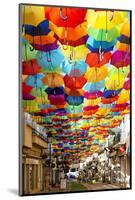Welcome to Portugal Collection - Colourful Umbrellas V-Philippe Hugonnard-Mounted Photographic Print
