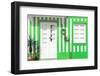 Welcome to Portugal Collection - Costa Nova Green Facade-Philippe Hugonnard-Framed Photographic Print