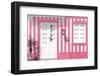 Welcome to Portugal Collection - Costa Nova Pink Facade-Philippe Hugonnard-Framed Photographic Print