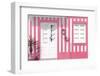 Welcome to Portugal Collection - Costa Nova Pink Facade-Philippe Hugonnard-Framed Photographic Print