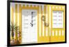 Welcome to Portugal Collection - Costa Nova Yellow Facade-Philippe Hugonnard-Framed Photographic Print