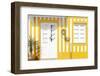 Welcome to Portugal Collection - Costa Nova Yellow Facade-Philippe Hugonnard-Framed Photographic Print