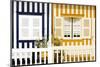 Welcome to Portugal Collection - Facade of beach House with Colourful Stripes III-Philippe Hugonnard-Mounted Photographic Print