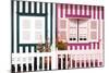 Welcome to Portugal Collection - Facade of beach House with Colourful Stripes IV-Philippe Hugonnard-Mounted Photographic Print