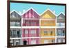 Welcome to Portugal Collection - Four Houses of Striped Colors II-Philippe Hugonnard-Framed Photographic Print