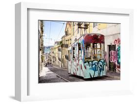 Welcome to Portugal Collection - Graffiti Tram Lisbon II-Philippe Hugonnard-Framed Photographic Print