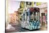 Welcome to Portugal Collection - Graffiti Tram Lisbon III-Philippe Hugonnard-Stretched Canvas