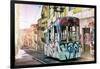 Welcome to Portugal Collection - Graffiti Tram Lisbon III-Philippe Hugonnard-Framed Photographic Print