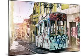 Welcome to Portugal Collection - Graffiti Tram Lisbon III-Philippe Hugonnard-Mounted Photographic Print