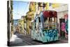 Welcome to Portugal Collection - Graffiti Tram Lisbon-Philippe Hugonnard-Stretched Canvas