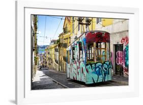 Welcome to Portugal Collection - Graffiti Tram Lisbon-Philippe Hugonnard-Framed Photographic Print