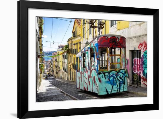 Welcome to Portugal Collection - Graffiti Tram Lisbon-Philippe Hugonnard-Framed Photographic Print