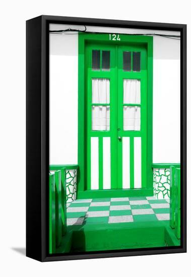 Welcome to Portugal Collection - Green House Entrance-Philippe Hugonnard-Framed Stretched Canvas