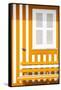 Welcome to Portugal Collection - House facade with Orange and White Stripes-Philippe Hugonnard-Framed Stretched Canvas