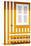 Welcome to Portugal Collection - House facade with Orange and White Stripes-Philippe Hugonnard-Stretched Canvas