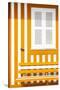 Welcome to Portugal Collection - House facade with Orange and White Stripes-Philippe Hugonnard-Stretched Canvas