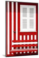 Welcome to Portugal Collection - House facade with Red and White Stripes-Philippe Hugonnard-Mounted Photographic Print