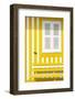 Welcome to Portugal Collection - House facade with Yellow and White Stripes-Philippe Hugonnard-Framed Photographic Print