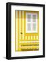 Welcome to Portugal Collection - House facade with Yellow and White Stripes-Philippe Hugonnard-Framed Photographic Print