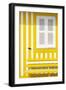 Welcome to Portugal Collection - House facade with Yellow and White Stripes-Philippe Hugonnard-Framed Photographic Print
