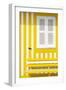 Welcome to Portugal Collection - House facade with Yellow and White Stripes-Philippe Hugonnard-Framed Photographic Print