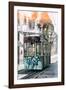 Welcome to Portugal Collection - Lisbon Bica Tram Graffiti II-Philippe Hugonnard-Framed Photographic Print