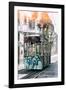 Welcome to Portugal Collection - Lisbon Bica Tram Graffiti II-Philippe Hugonnard-Framed Photographic Print