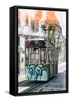 Welcome to Portugal Collection - Lisbon Bica Tram Graffiti II-Philippe Hugonnard-Framed Stretched Canvas