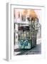 Welcome to Portugal Collection - Lisbon Bica Tram Graffiti II-Philippe Hugonnard-Framed Photographic Print