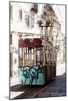Welcome to Portugal Collection - Lisbon Bica Tram Graffiti III-Philippe Hugonnard-Mounted Photographic Print