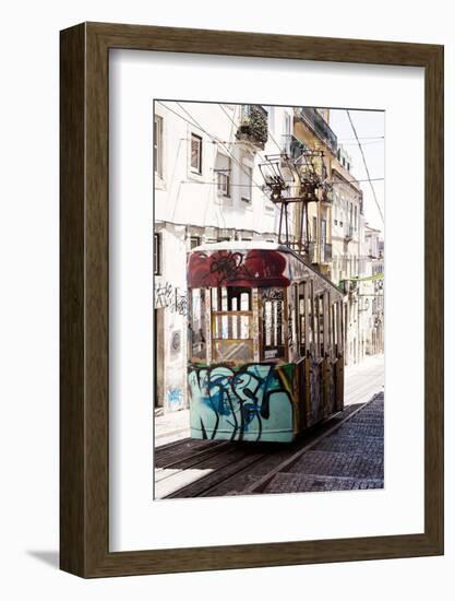 Welcome to Portugal Collection - Lisbon Bica Tram Graffiti III-Philippe Hugonnard-Framed Photographic Print